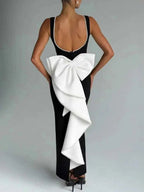 Elara Bow Back Maxi Dress