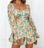 Elegant Bobo Floral Playsuit A-Line Floral Dress