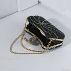 Elegant Crystal Shiny Evening Clutch Purse Wedding Bag