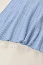 Elegant Lotus Leaf Hem Knit Cardigan