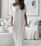 Maribel Timeless Maxi Shirt Dress Boutique Collection