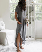 Maribel Timeless Maxi Shirt Dress Boutique Collection