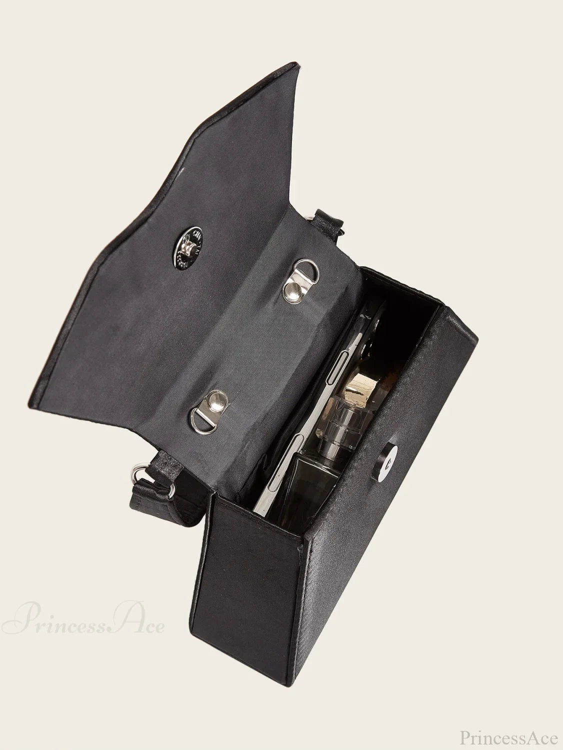 Elegant Silk Rhinestone Bow Wedding Clutch Bag