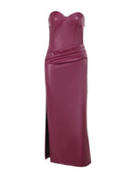 Eliza Strapless Backless Midi Dress