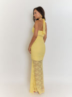 Elizabeth Backless Bodycon Maxi Dress