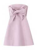 Elizabeth Off Shoulder Backless Mini Dress