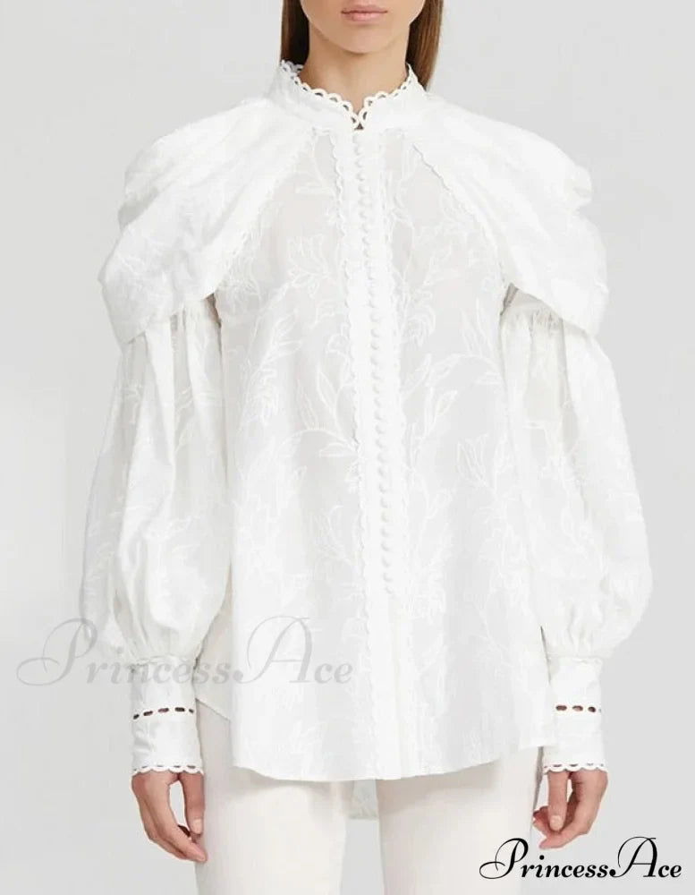 EMBROIDERED VIRGINIA BLOUSE