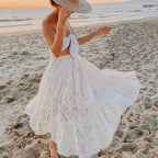 Embroidery High Waist Boho Skirt