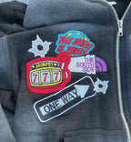 Embroidery Zipper Hoodie