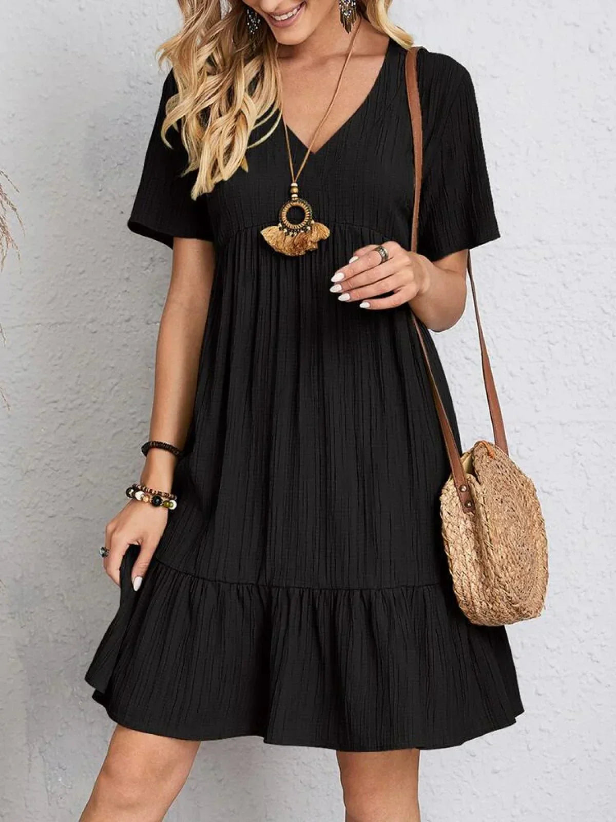 Alberta Timeless Dress with Belly Coverage Evening Wear Edit