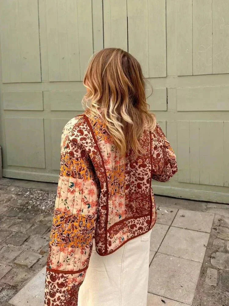 | Vintage coat in soft check pattern