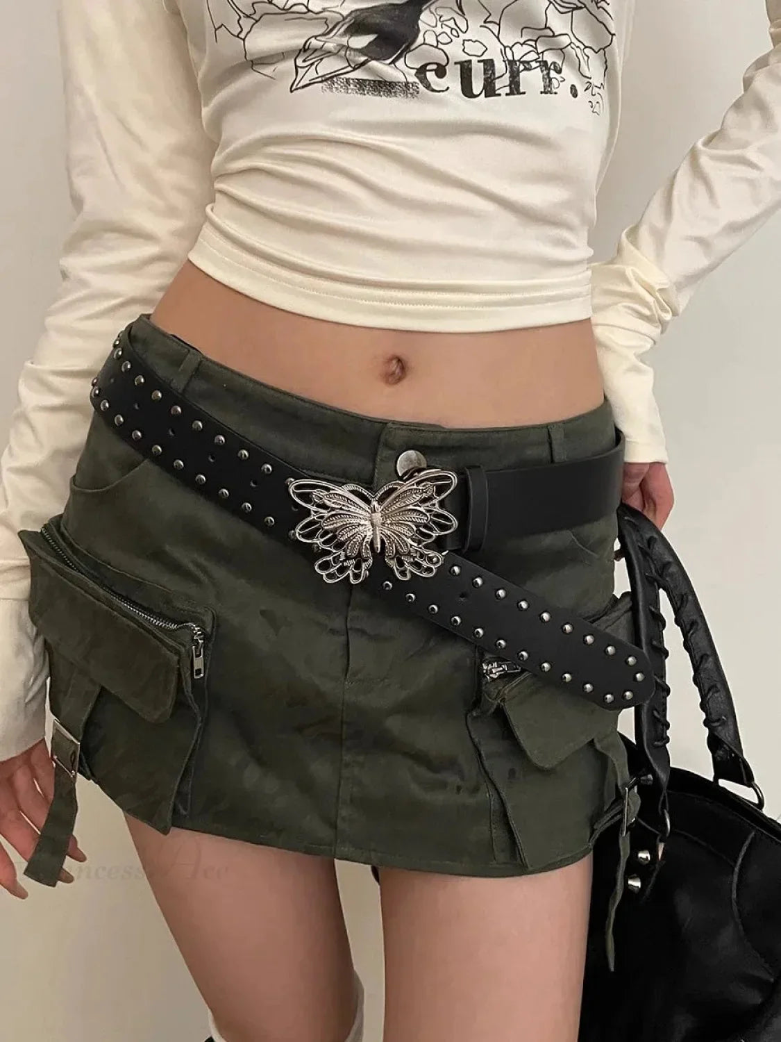 Empty Arch Gothic Punk Style Strap