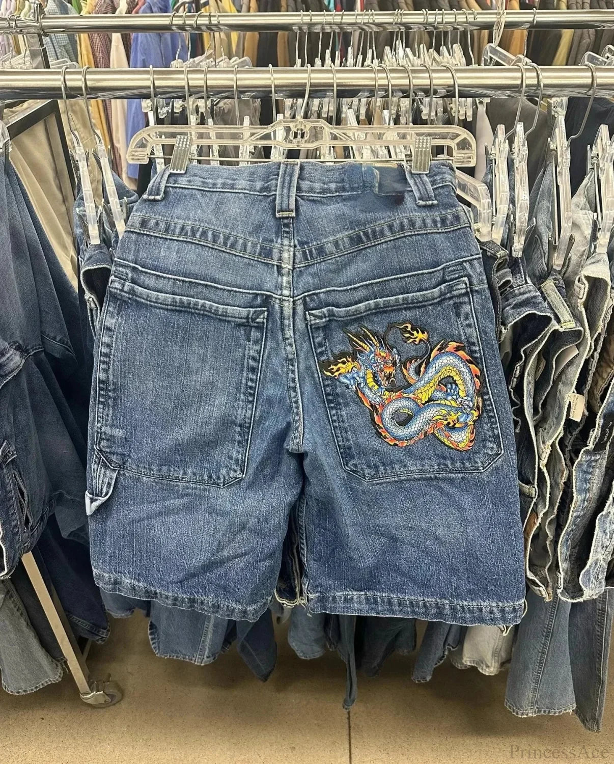 Empty Character Stitch Short