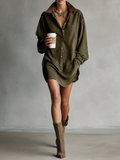 Lila | Leather Mini Dress