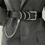 European American Eerie Punk Chain Belt
