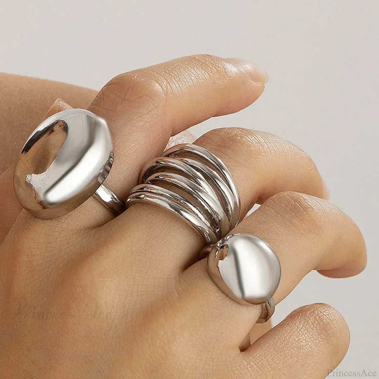 European Ornate Pearl Medieval Ring