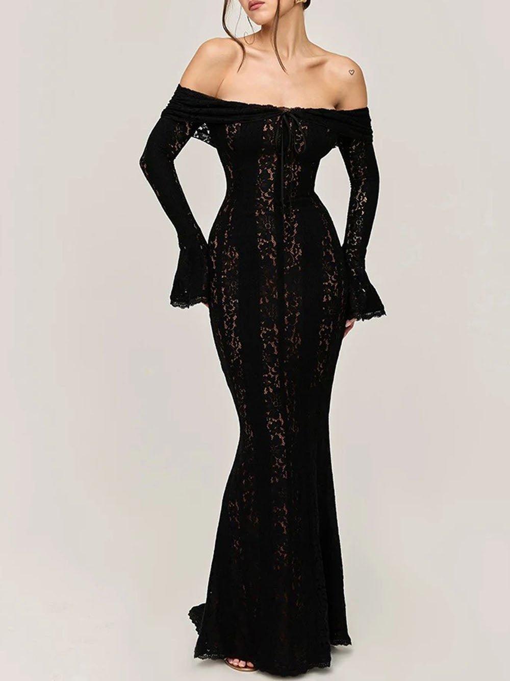 Eva Off Shoulder Maxi Dress