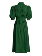 Evelyn Lace Midi Dress