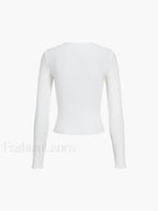 Everyday Rib Long Sleeve Top