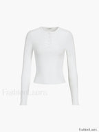 Everyday Rib Long Sleeve Top