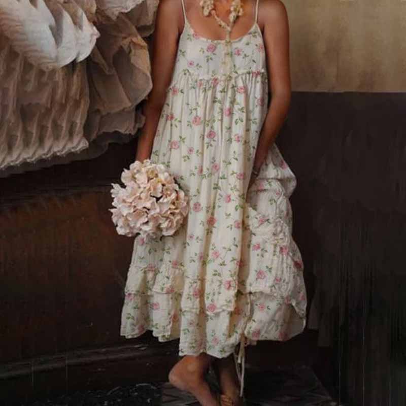 Fabiana Chic Maxi Dress of Effortless Elegance Silhouette Collection