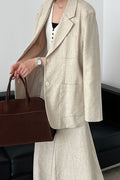 Linen Relaxed Fit Blazer