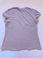 Vintage Brown Guitar Print Short Sleeve Tee