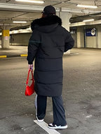 Puffer Coats For Women Ecru White Thicken Winter Outerwear