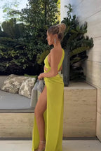 Elegant Sexy Asymmetrical Shoulder Party Dress