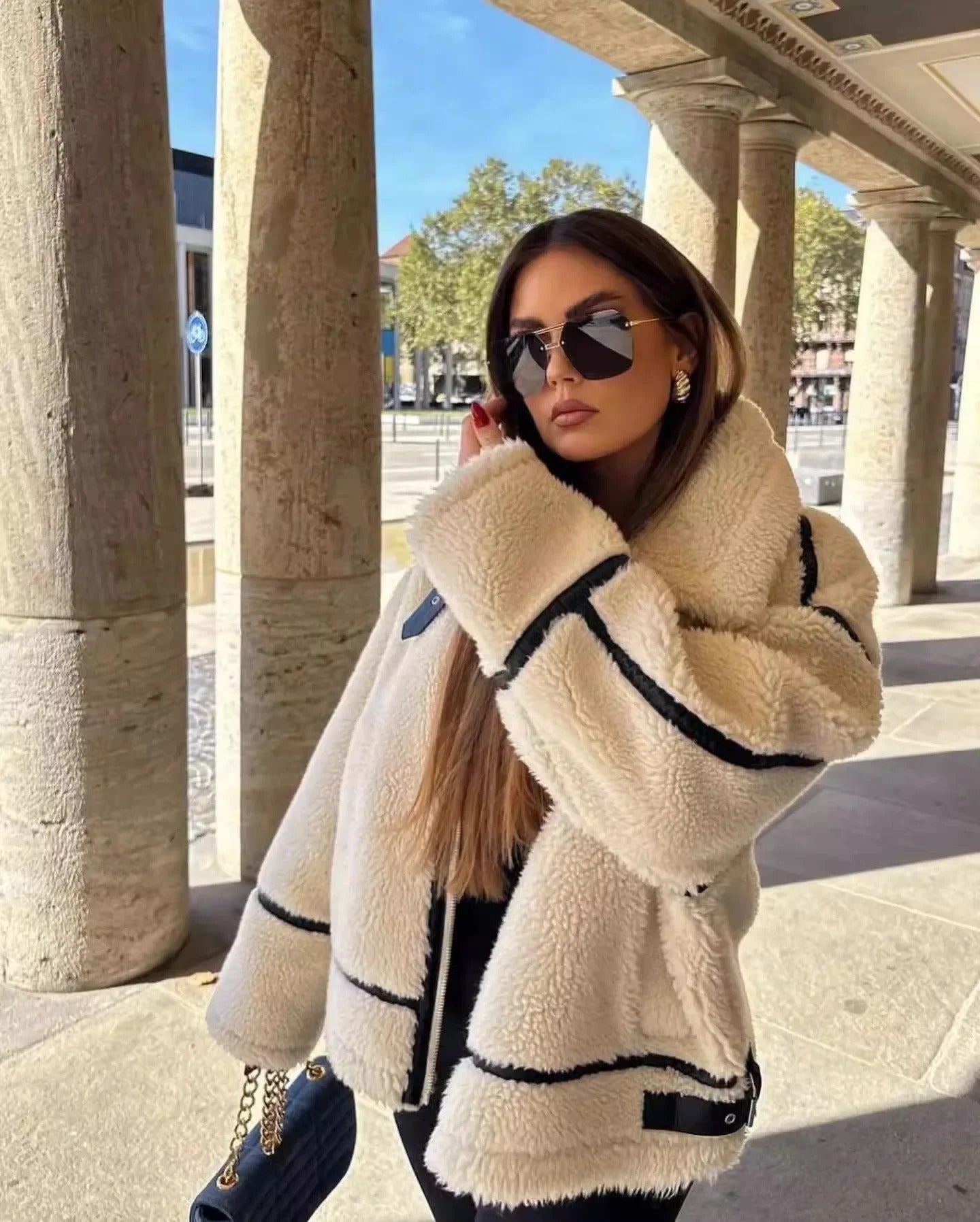 | Soft teddy coat