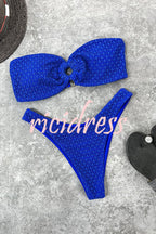 | Bandeau Bikini with Ring Neckline