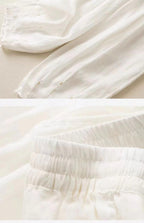 Artistic Retro Loose Cotton Linen Casual Pants