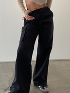 Pocket Drawstring Cargo Pants