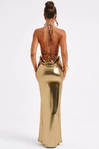 Sequin Bodycon Gown Maxi Dress
