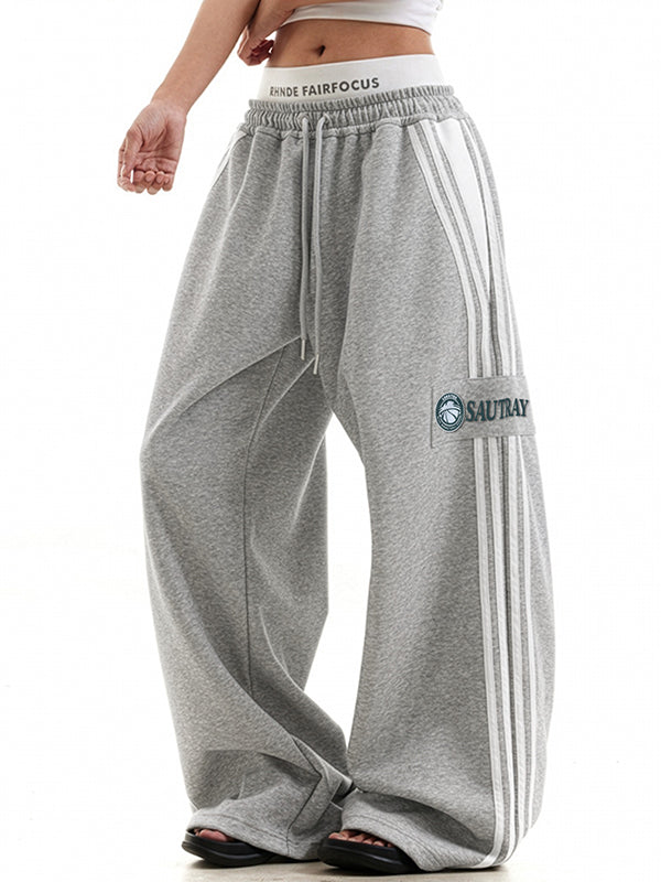 Retro Hot Girl Print Sweatpants
