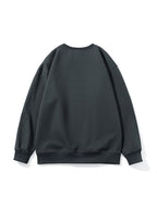 Men’s Solid Color Comfort Cotton Crew Neck Sweatshirt