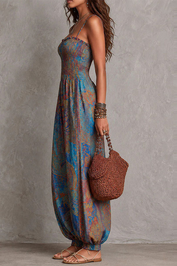 Maya Boho Chic Patchwork Jumpsuit