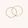 Oversized Titanium Steel Hoop Earrings