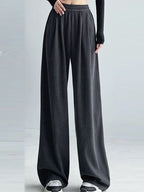 Solid Color Pocket Sweatpants