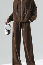 Fleece Lined Relaxed Knit Pants