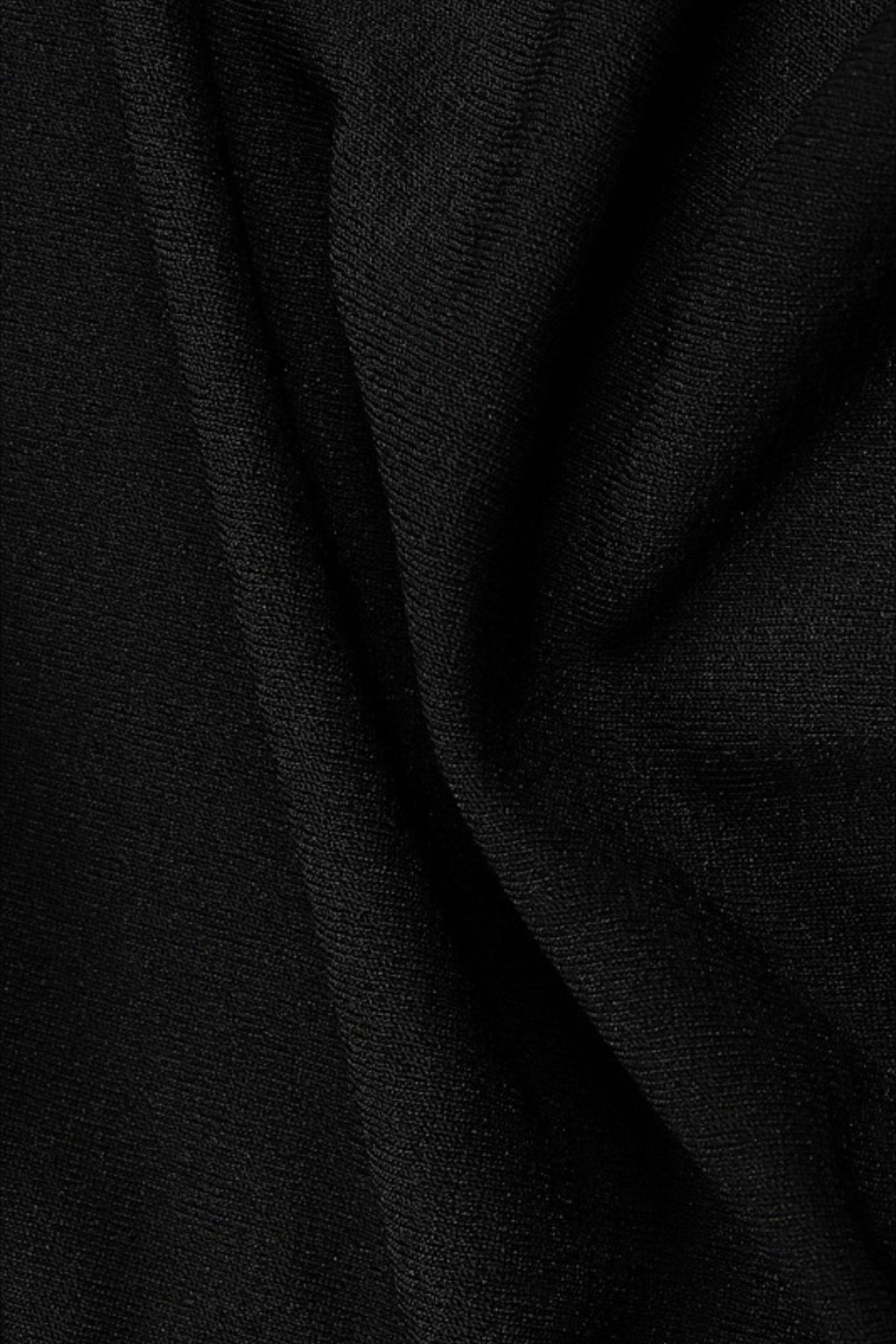 Black Off Shoulder Ruched Sheer Mesh Long Sleeve Metal Hardware Mini Dress