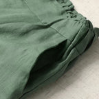 Cotton and linen thin all-match casual pants