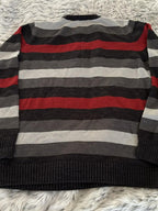 Retro Stripe Oversized Long Sleeve Sweaters