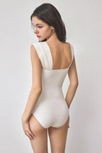 Wide Strap Slim Fit Triangle One Piece Set