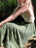 Fairy Graceful Tiered Maxi Skirt