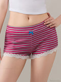 Fairycore Bow Lace Trim Short