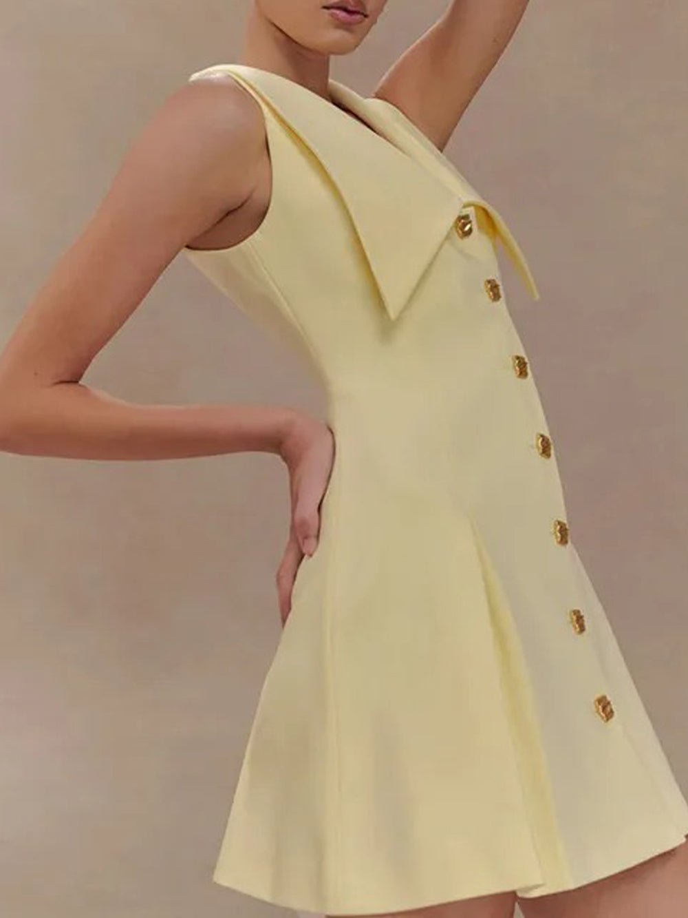 Faith Single Breasted Mini Dress