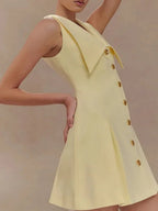 Faith Single Breasted Mini Dress