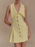 Faith Single Breasted Mini Dress