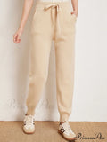 Fall New Solid Wide Pit Stripe Casual Knitted Wide-Legged Streetwear Pants